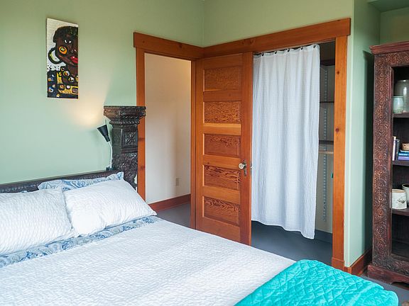 Bedroom #1 looking toward closet and door