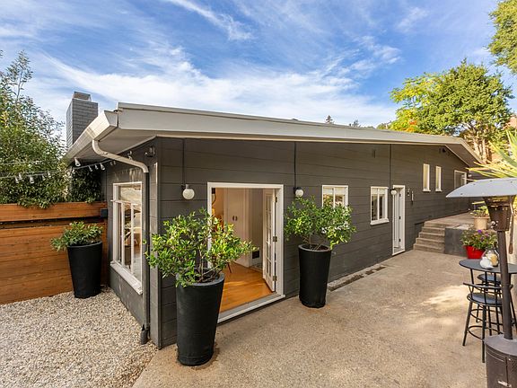 Rear patio area
