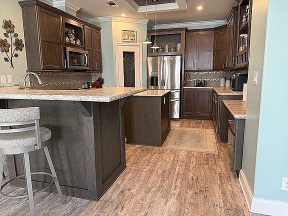 Kitchen with walk-in pantry
