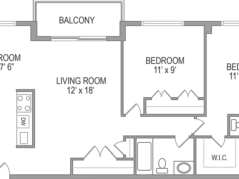 B1.7 BALCONY B1.7 BALCONY