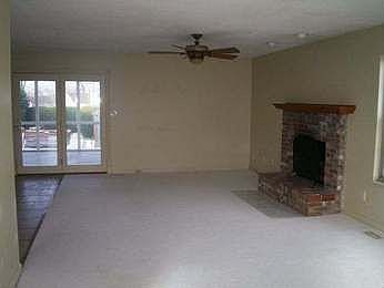 Fireplace in family room