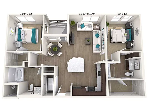 Floor plan B1