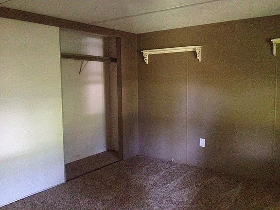 Closet doors are removed