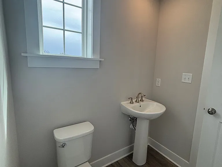 Main level half bath