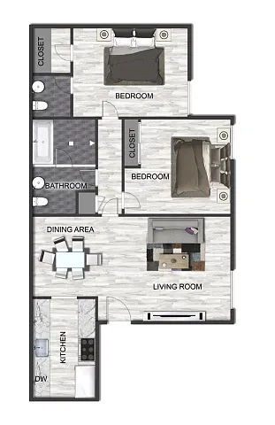 Floor plan B-1R