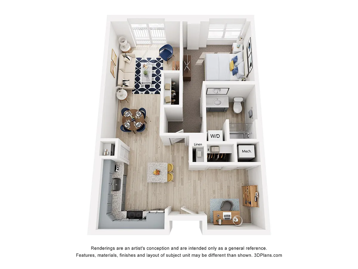 Floor plan Pisa (+ Den)