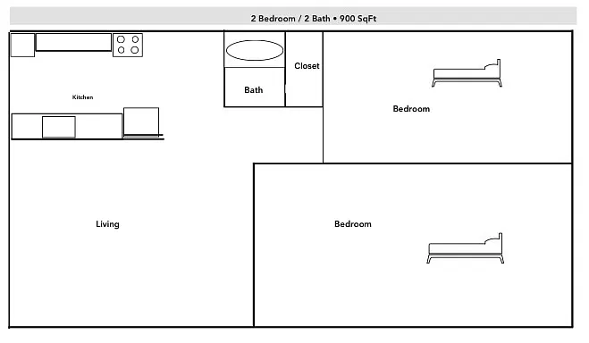 Floor plan 2-B
