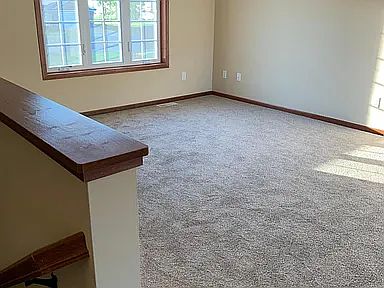 Freshly painted walls and professionally cleaned.