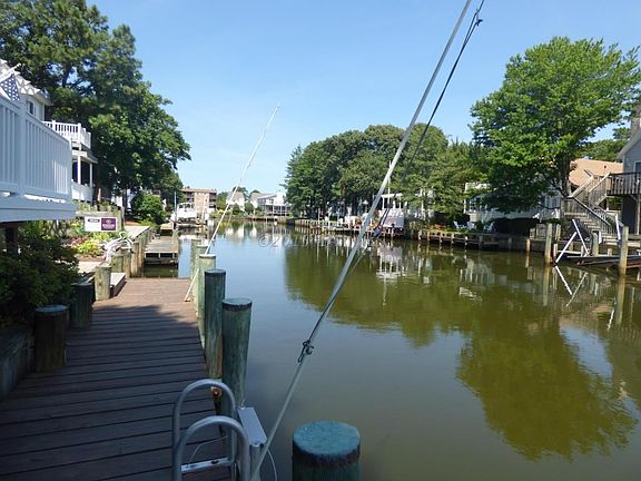 View Down Canal From Dock