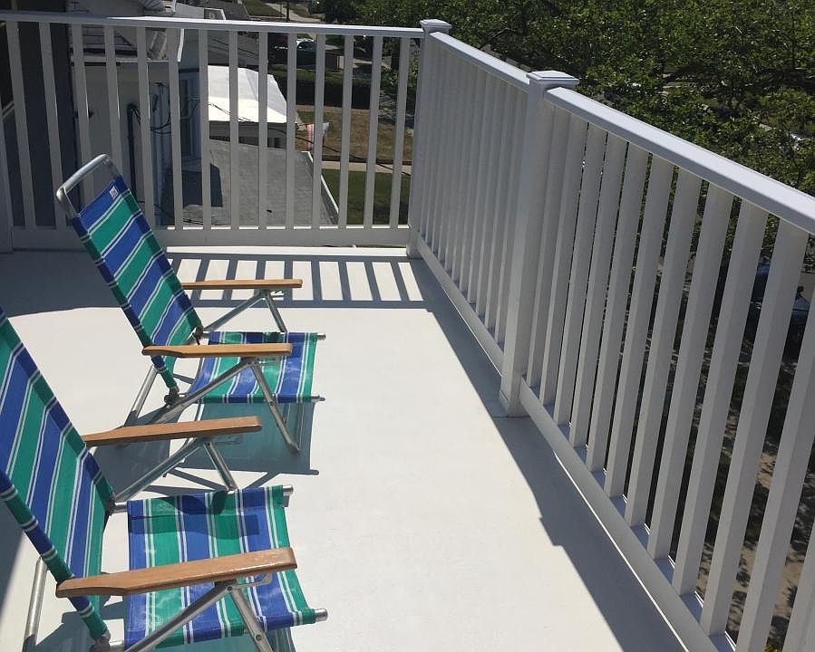 Deck with ocean view