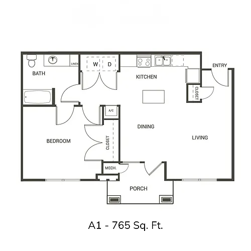 Floor plan A1