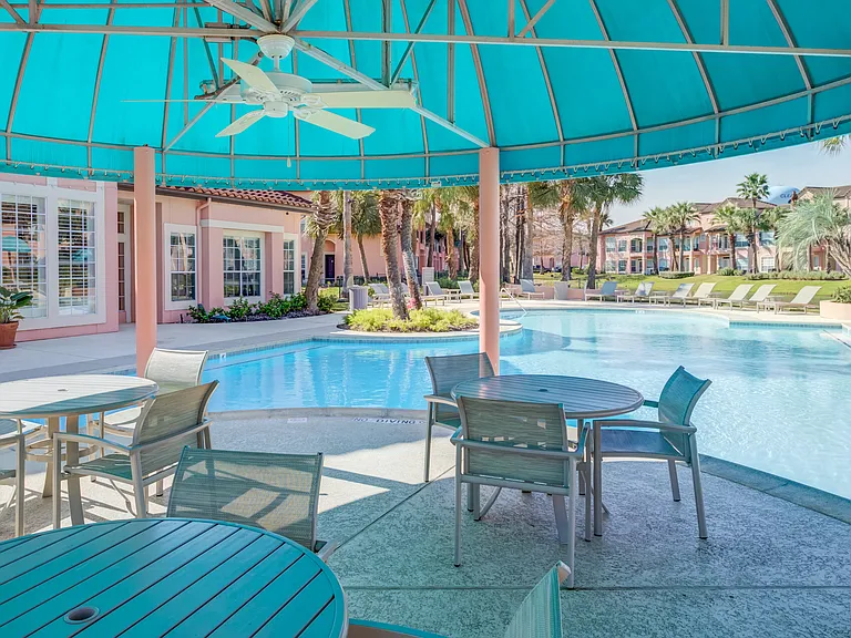 Lounge by the private beach and/or community pool | Las Palmas | Clear Lake, Texas