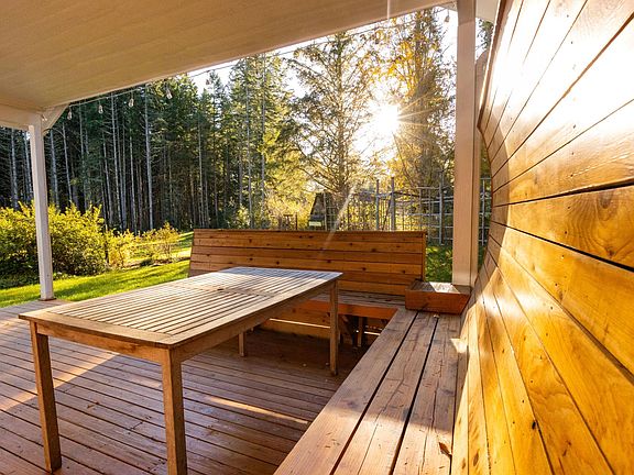 View from front door to porch.