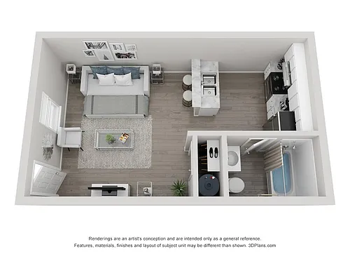 Floor plan Studio