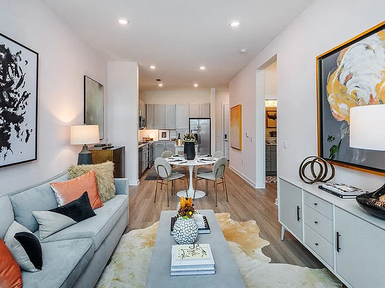 Select homes also feature built-in bars with wine rack