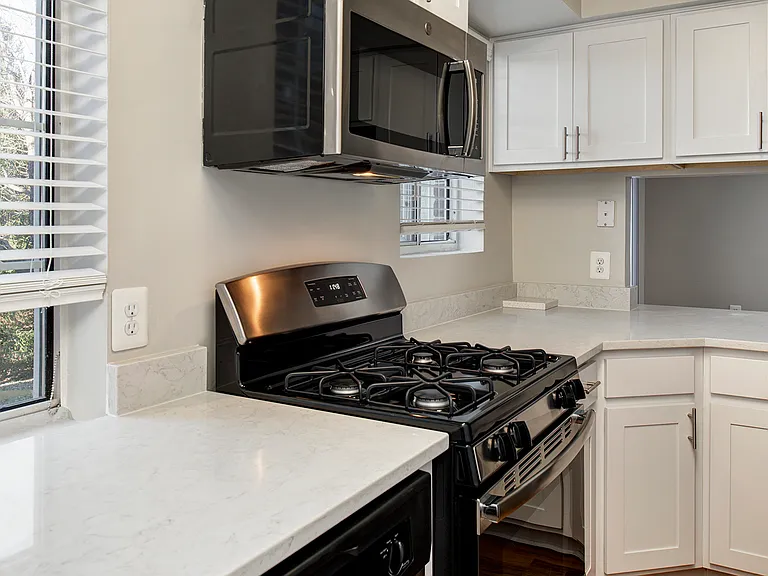 Renovated kitchens with premium finishes are available for upgrade.