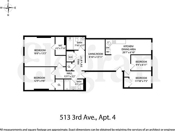 2nd image of 513 3rd Ave #5
