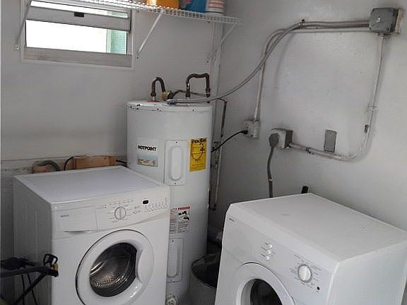 Laundry and storage Area