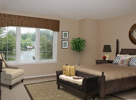 Spacious Master Bedroom with walk-in closet and private full luxury bath