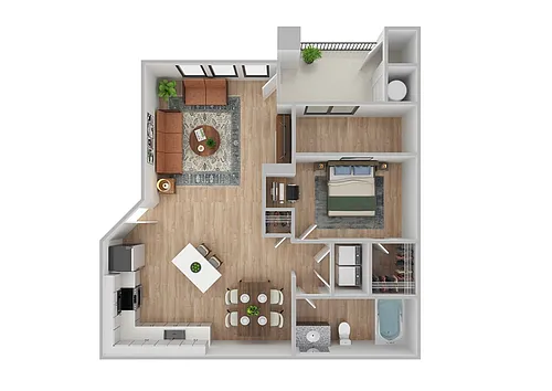 Floor plan Spruce | Renovated
