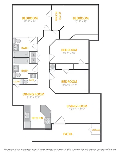 Floor plan The Sicilian