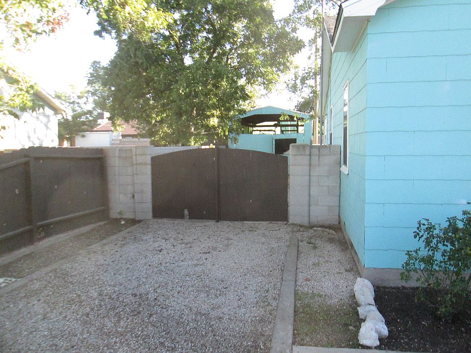 East driveway