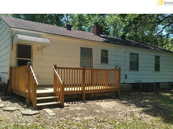 Back of house, with new deck.