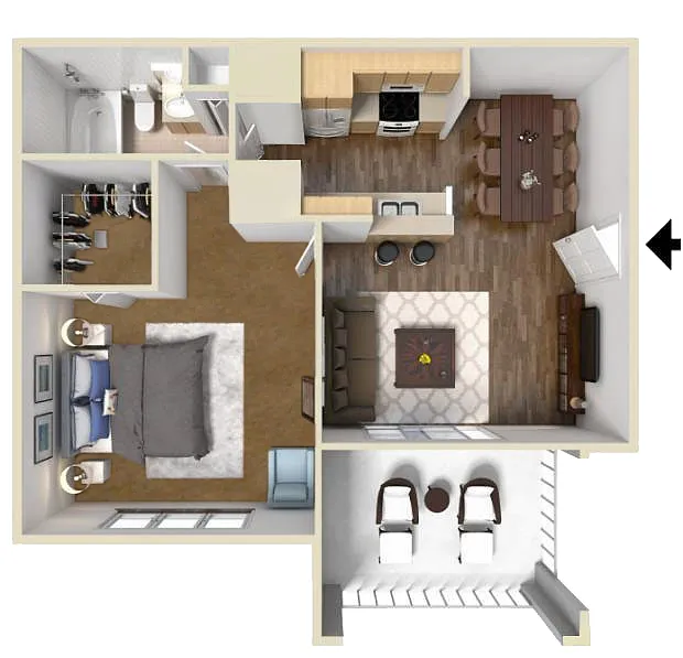 Floor plan Willow