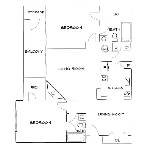 Floor plan Design 2B