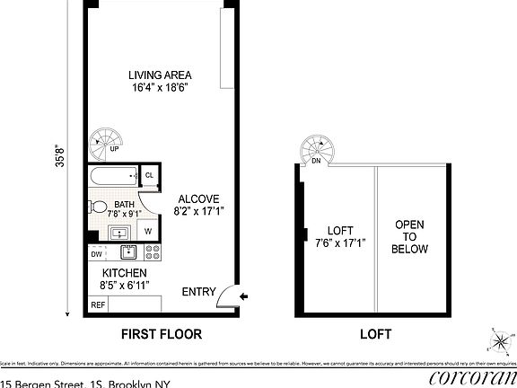 2nd image of 15 Bergen St #1S