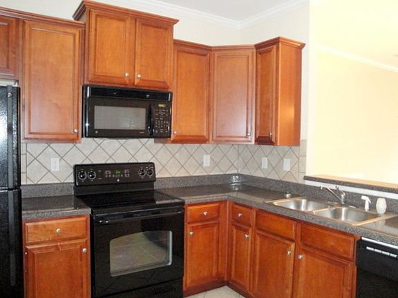 Kitchen with Stove and Microwave