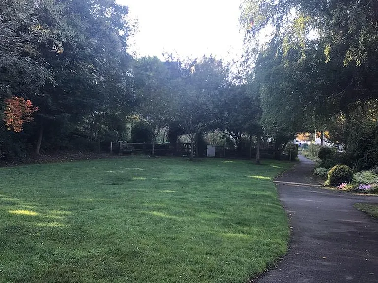 Fairview park with community P-Patch