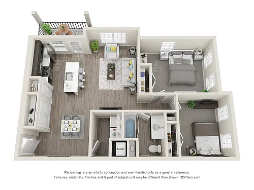 Floor plan Hickory