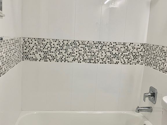 all new tile and tub