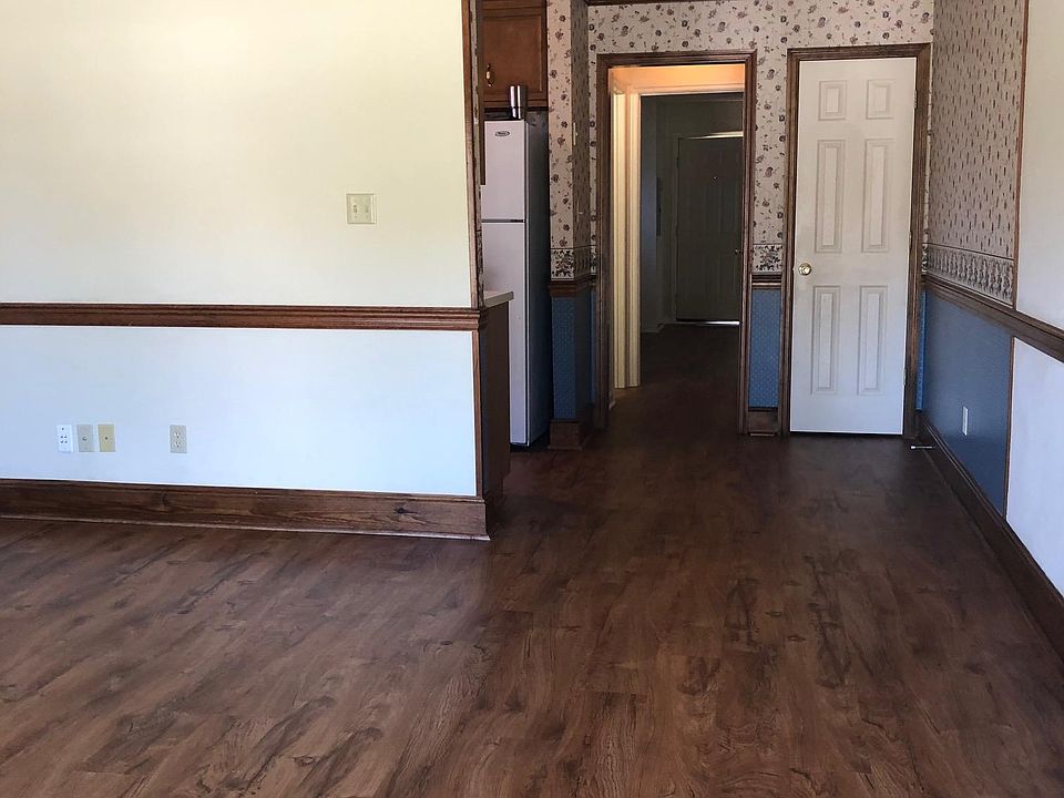 From front of living room through eating area.