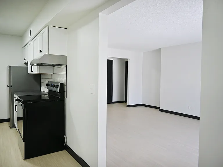 Entrance to living room from kitchen at Cielo 120.
