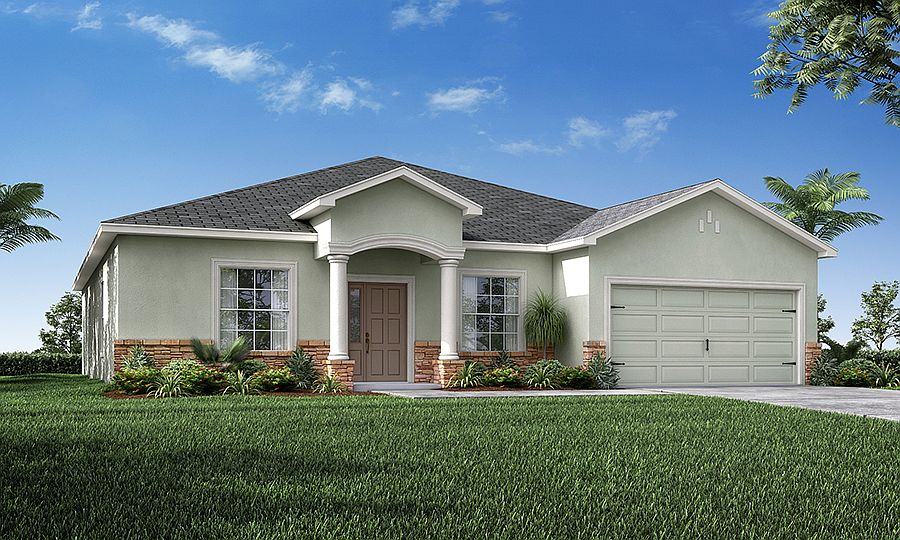 Brand-new 4-bedroom home with den, for sale in Lakeland, Florida