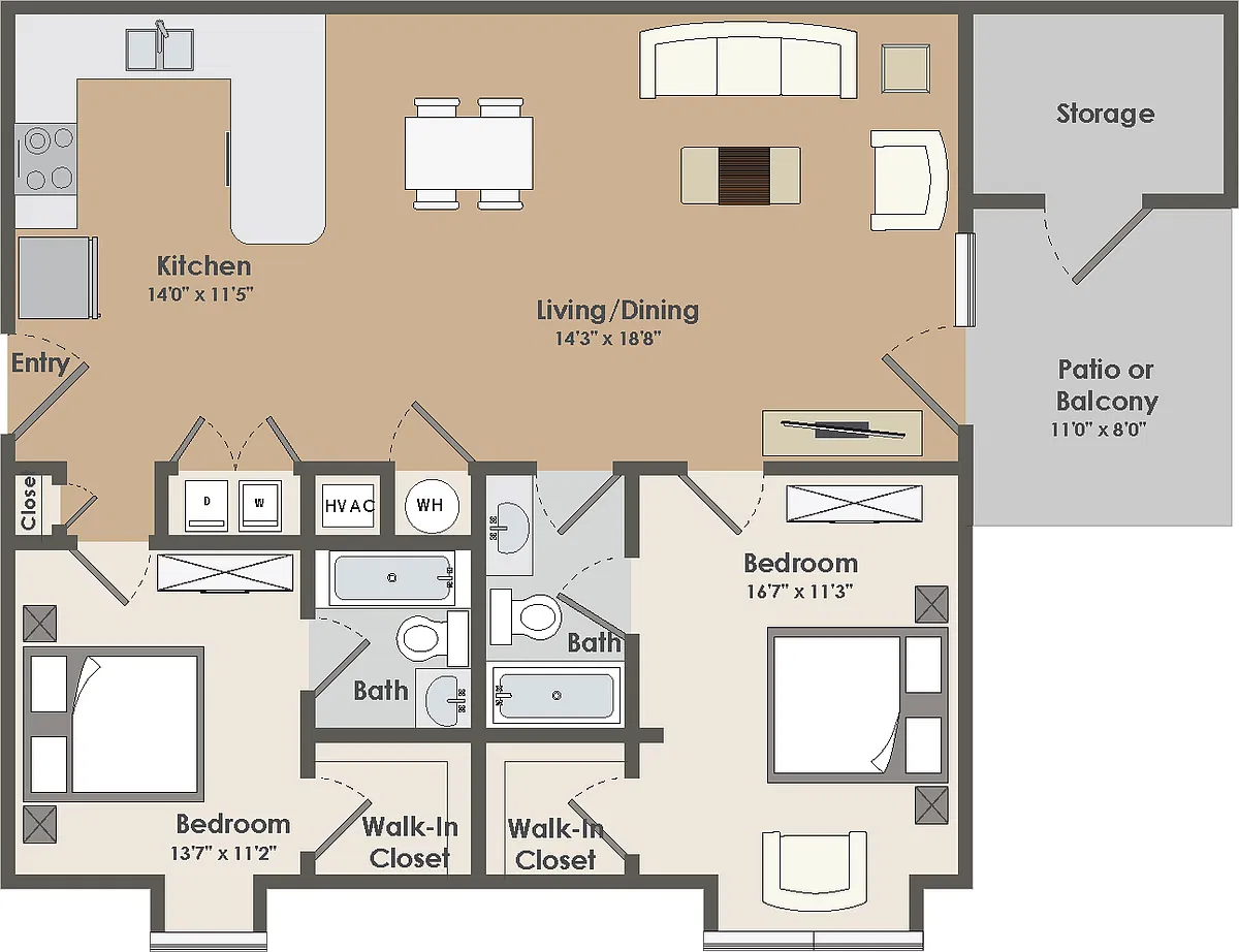 Floor plan Urban Paddington