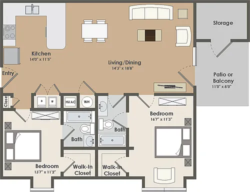 Floor plan Urban Paddington