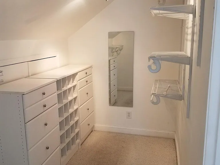 Master walk-in closet