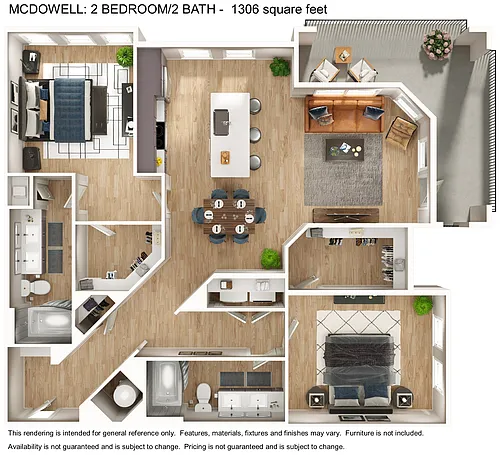 Floor plan B2A - McDowell
