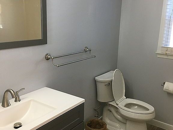 Downstairs bath with shower