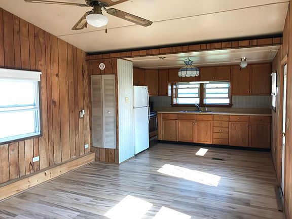 Living room and kitchen.