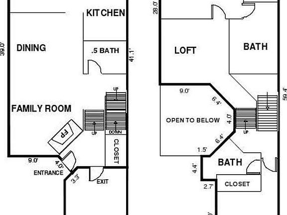 Floorplan (finished lookout basement not shown)