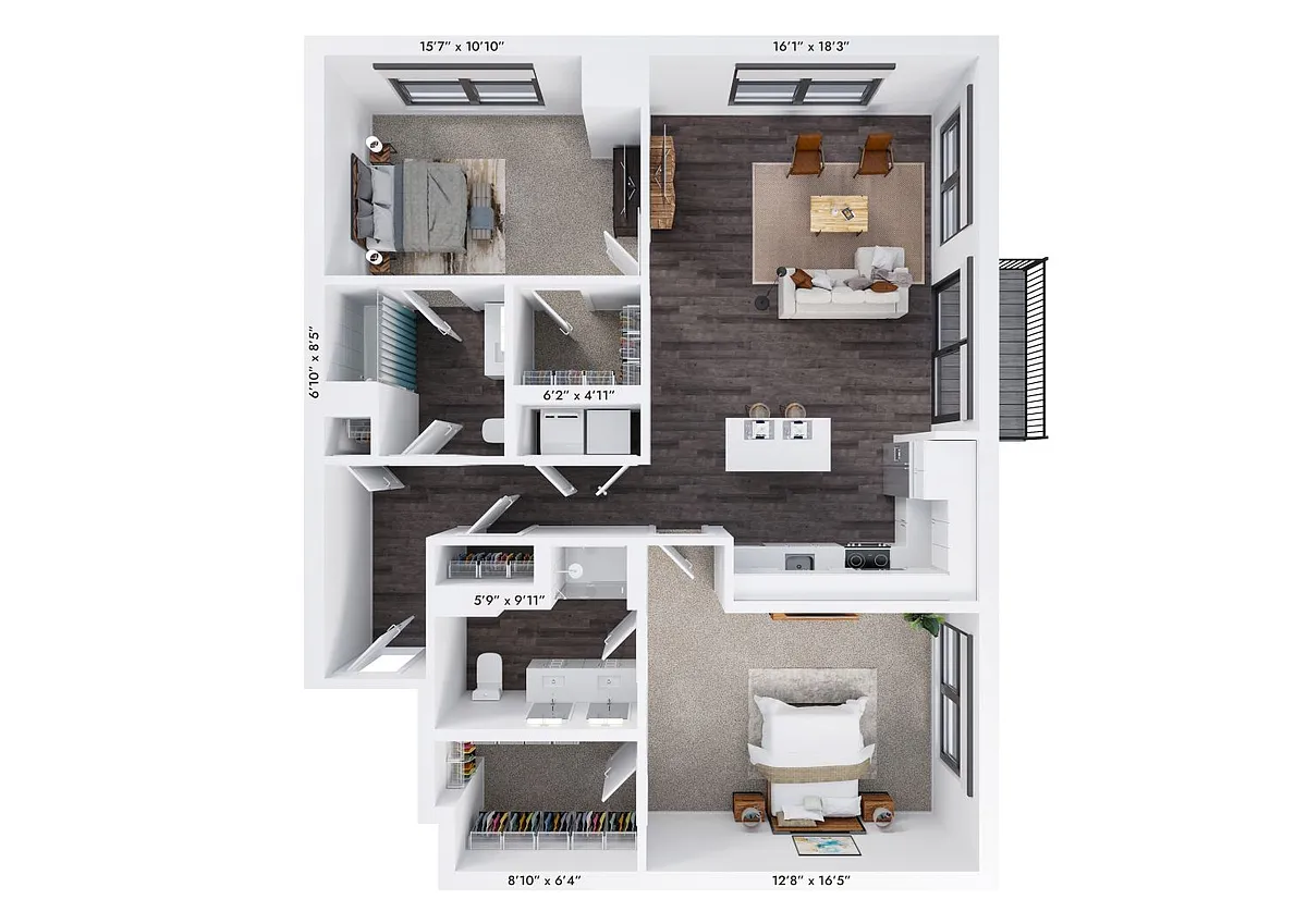 Floor plan B3