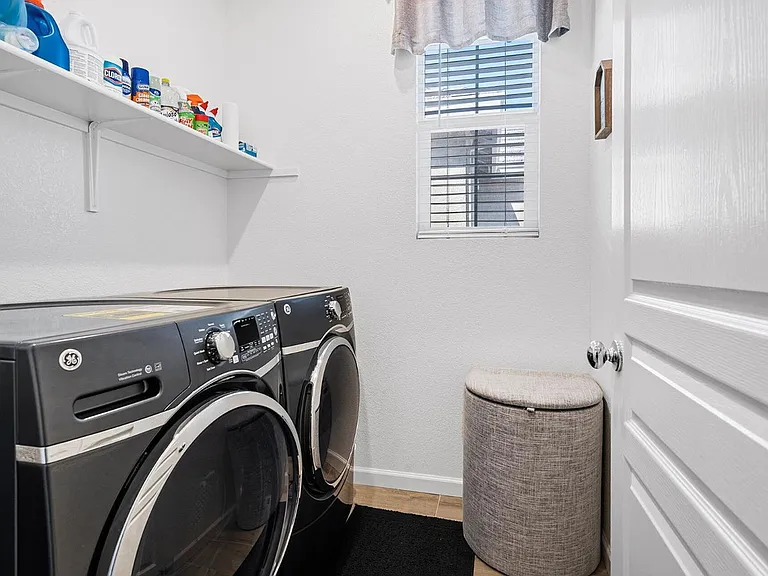 Laundry room - comes with a 4.5 cuft Washer and a 7.5 cuft Dryer