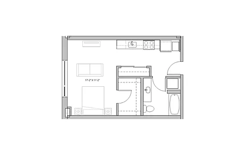 Floor plan Studio - A4