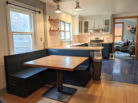 Custom kitchen bench nook, remodeled kitchen in 2020