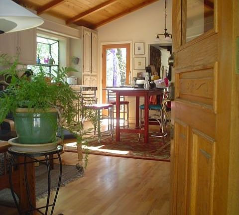 natural light, exposed beam ceilings