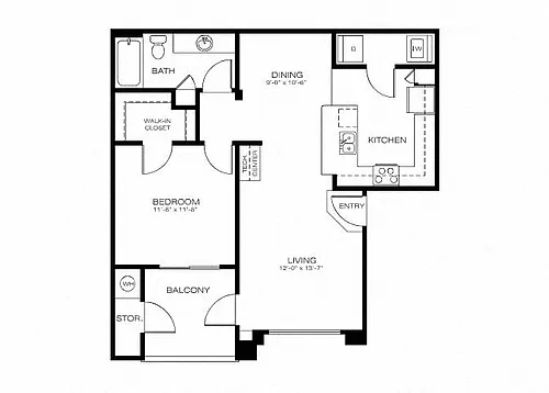Floor plan A1